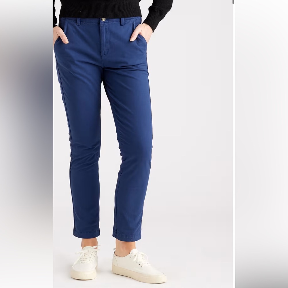 Quince Navy women Pants size 24 NWT